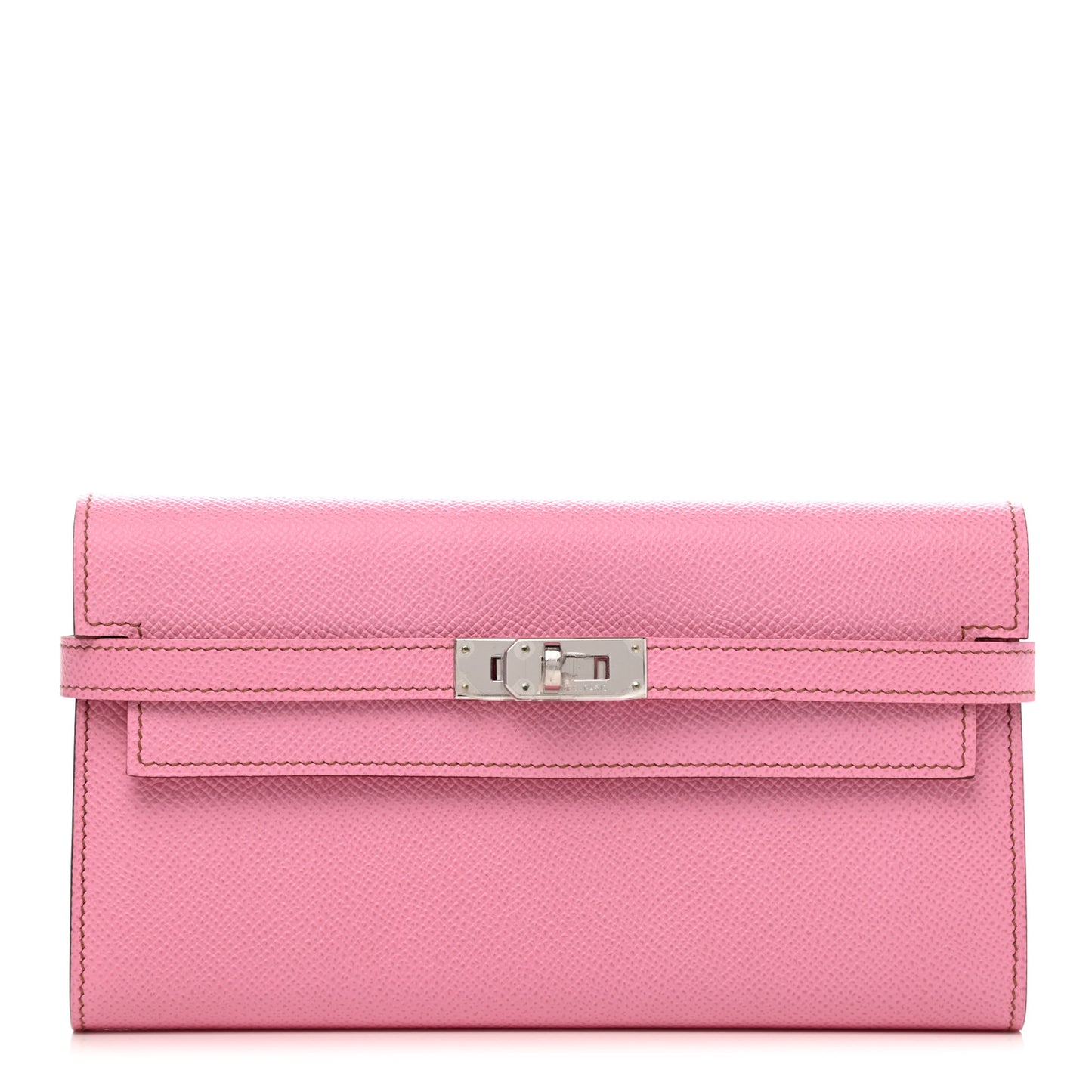 Epsom Kelly Longue Wallet 5P Pink