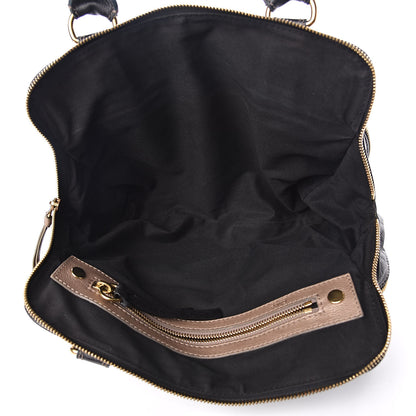 Chloe Calfskin Quilted Large Bay Tote Black 7 of 11
