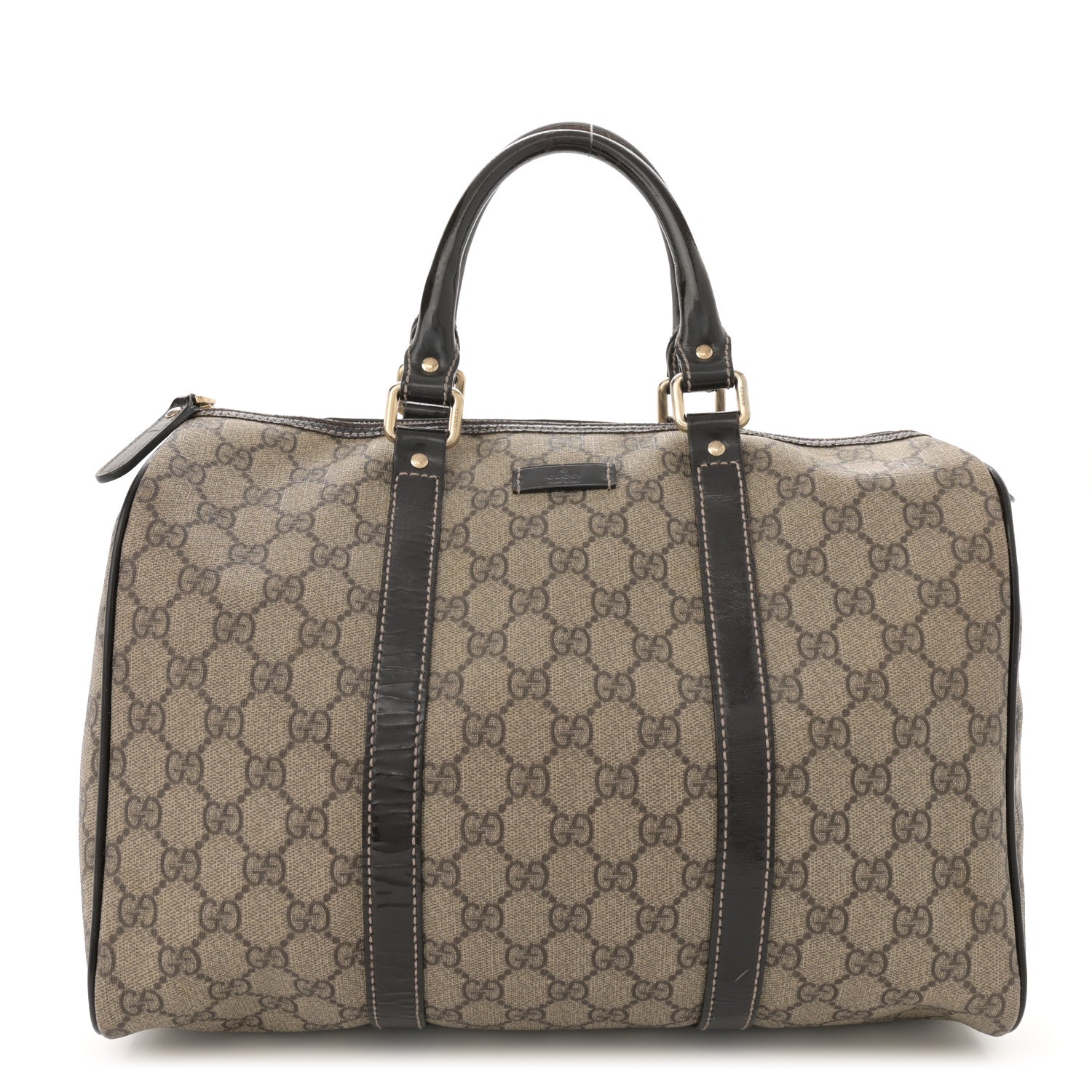 Gucci GG Plus Monogram Medium Joy Boston Dark Brown 1 of 20