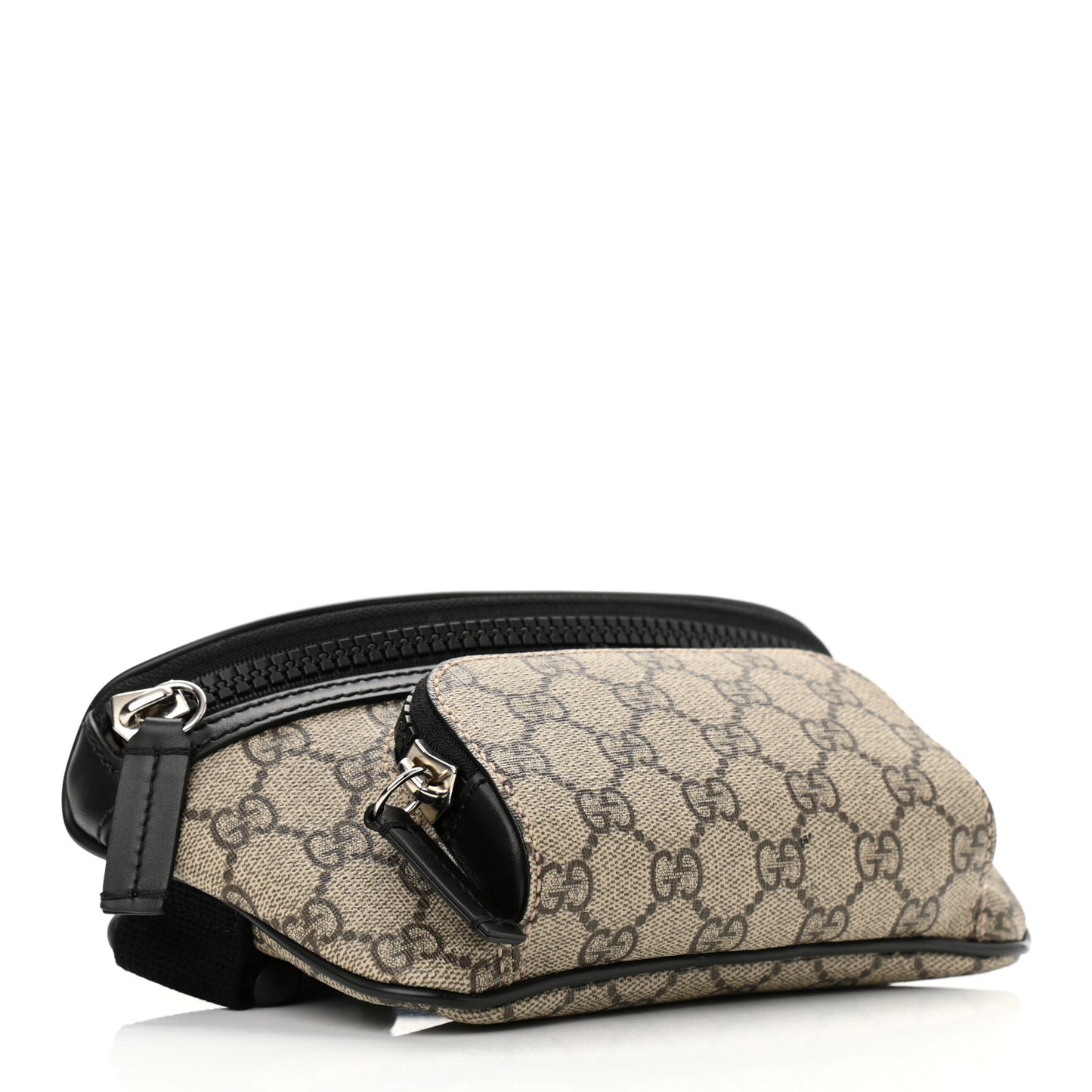 GG Supreme Monogram Belt Bag Black