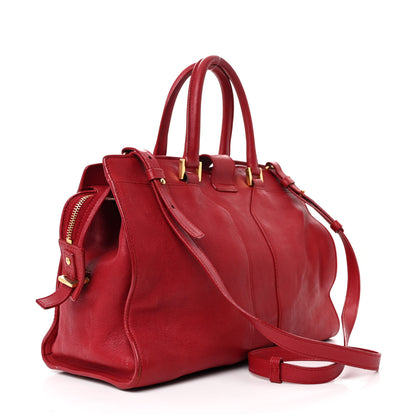 Saint Laurent Sheepskin Small Cabas ChYc Rouge Orient 3 of 15
