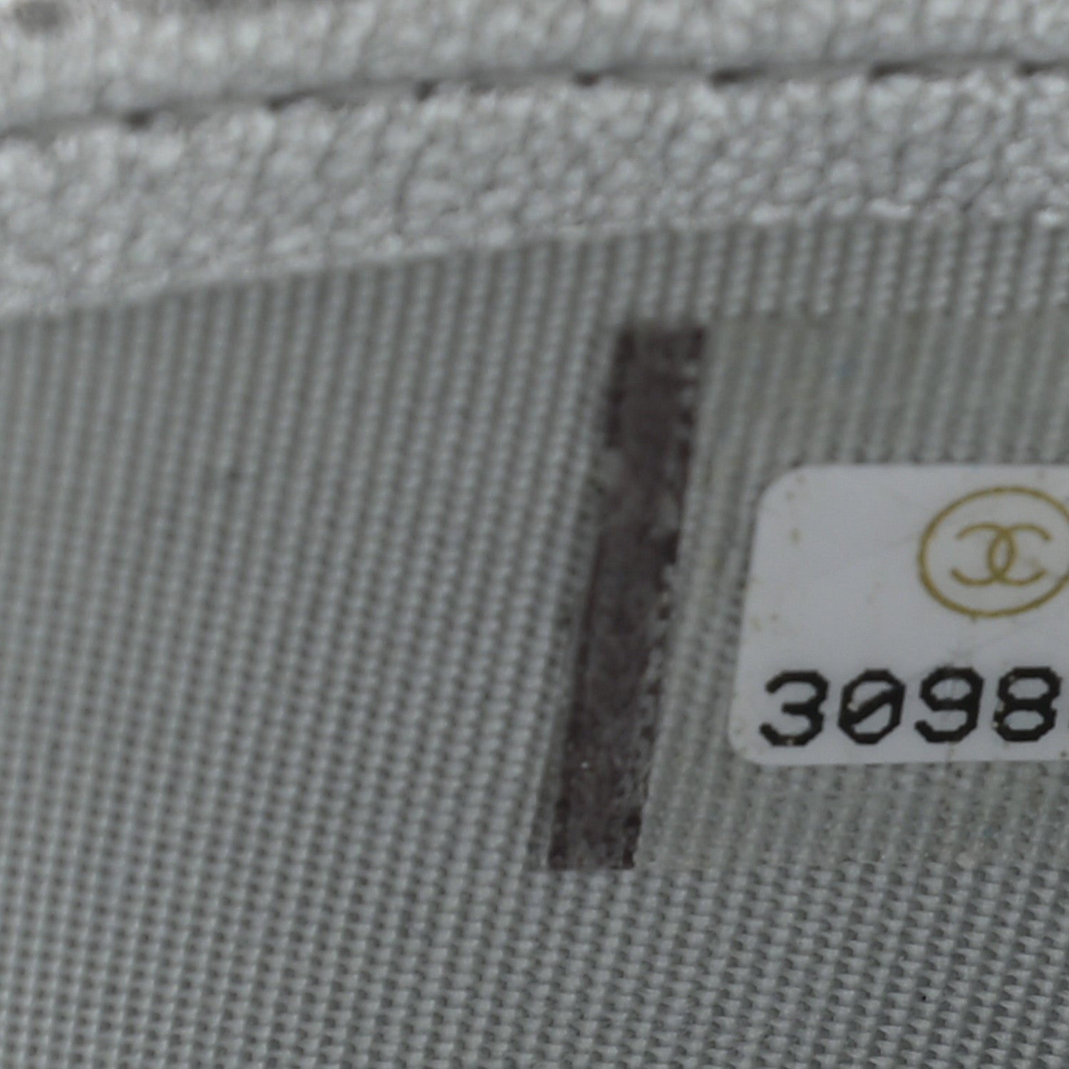 Chanel Metallic Lambskin Quilted Card Holder Silver 8 of 8