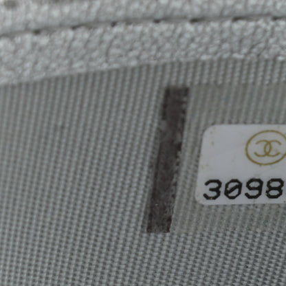 Chanel Metallic Lambskin Quilted Card Holder Silver 8 of 8