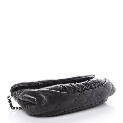 Chanel Lambskin Half Moon Wallet On Chain WOC Black 4 of 13