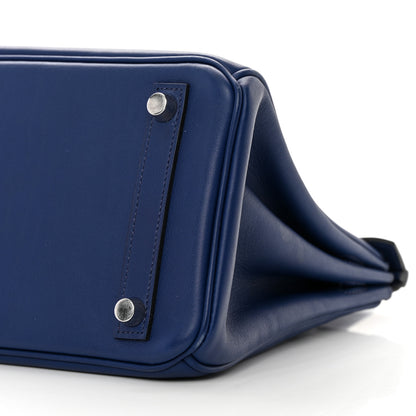 Hermes Swift Birkin 25 Bleu Saphir 10 of 18