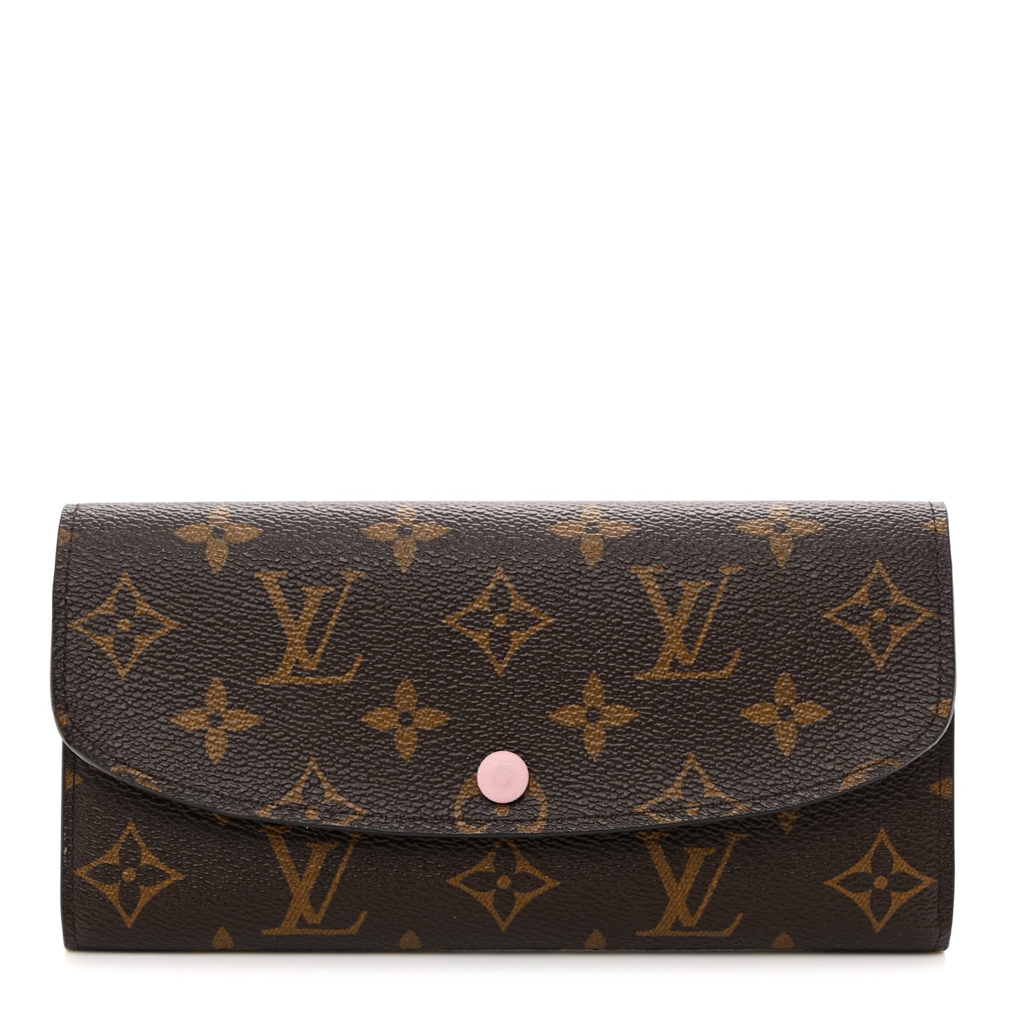 Monogram Emilie Wallet Rose Ballerine