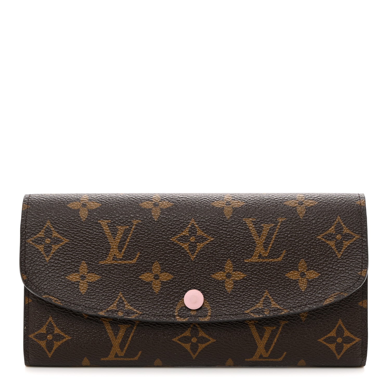 Louis Vuitton Monogram Emilie Wallet Rose Ballerine 1 of 8