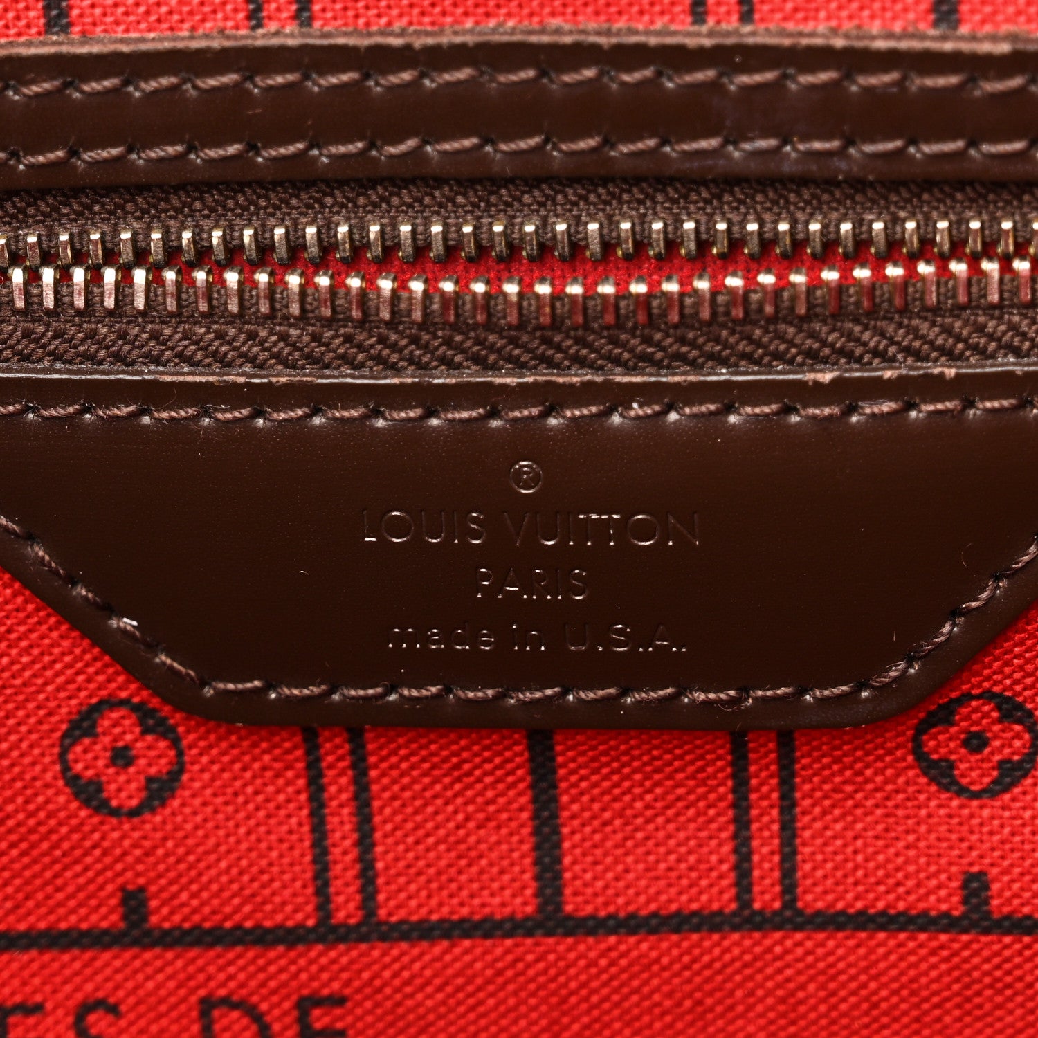 Louis Vuitton Damier Ebene Neverfull MM 6 of 10