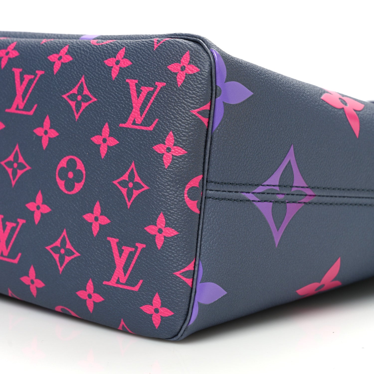 Louis Vuitton Monogram Giant Spring In The City Neverfull MM Midnight Fuchsia 10 of 10