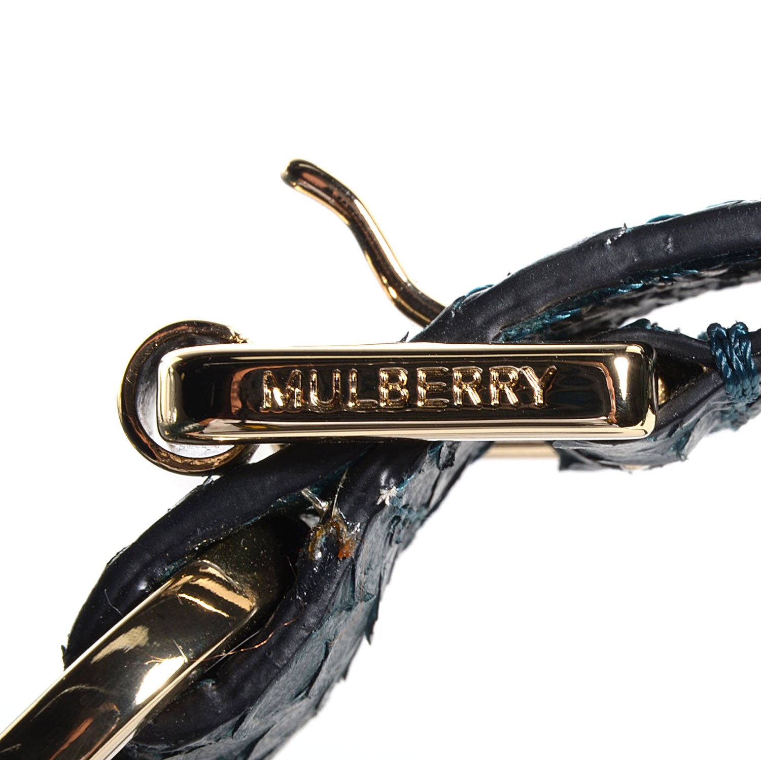 Mulberry Silky Snake Print Alexa Petrol 9 of 12