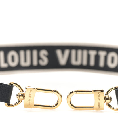 Louis Vuitton Jacquard Diane Shoulder Strap Black Ivory 3 of 3