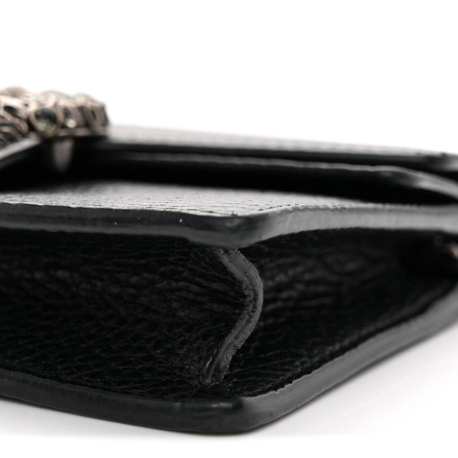 Gucci Calfskin Super Mini Dionysus Shoulder Bag Black 9 of 9