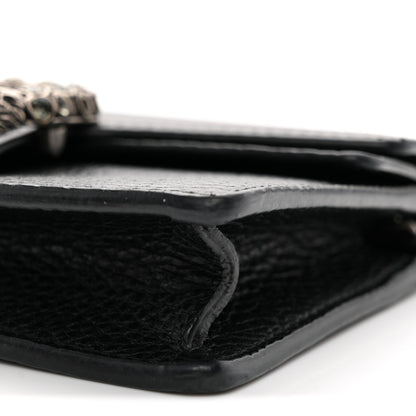 Gucci Calfskin Super Mini Dionysus Shoulder Bag Black 9 of 9