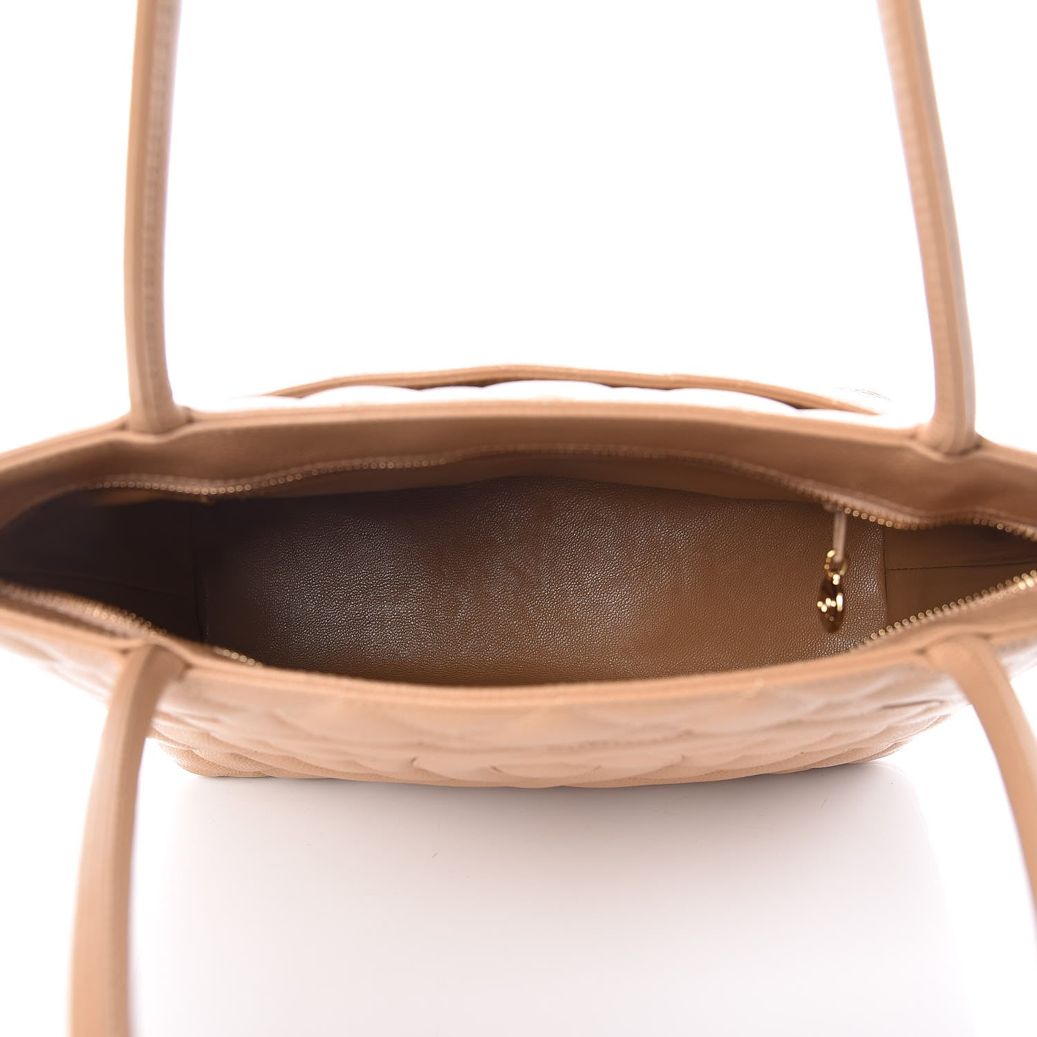 Chanel Caviar Quilted Medallion Tote Beige 5 of 10