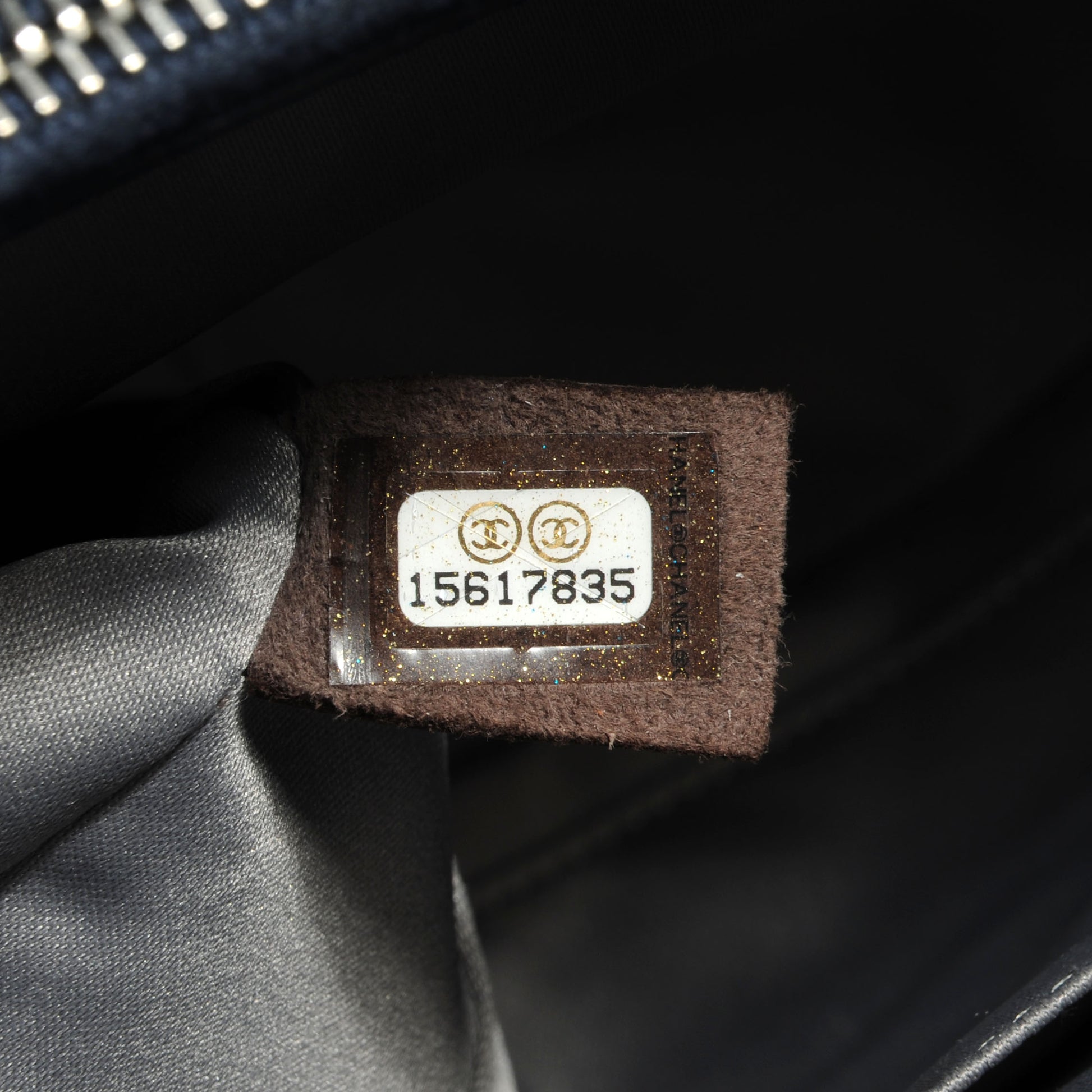 Chanel Caviar Grand Shopping Tote GST Navy 7 of 7