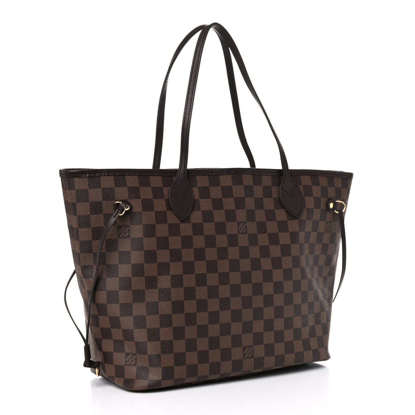 Damier Ebene Neo Neverfull MM Rose Ballerine