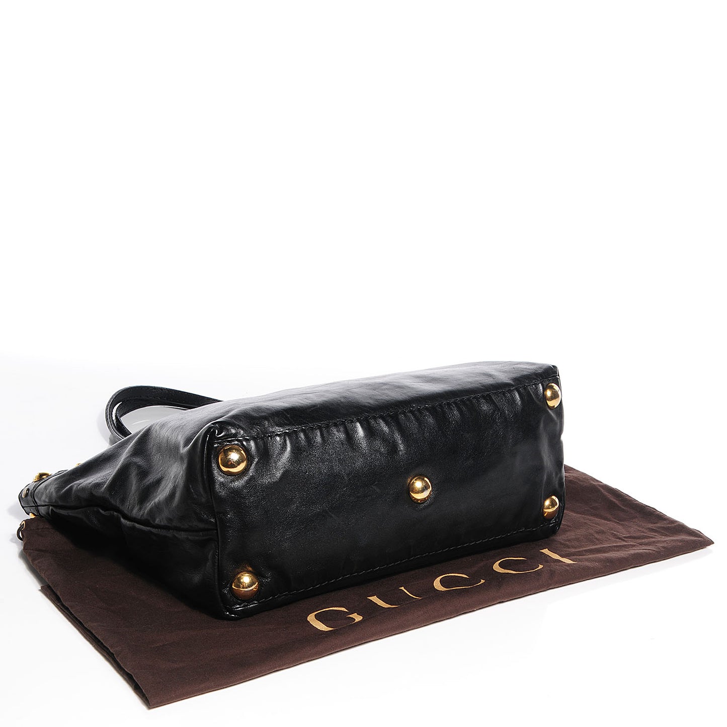Calfskin Medium Babouska Shopping Tote Black