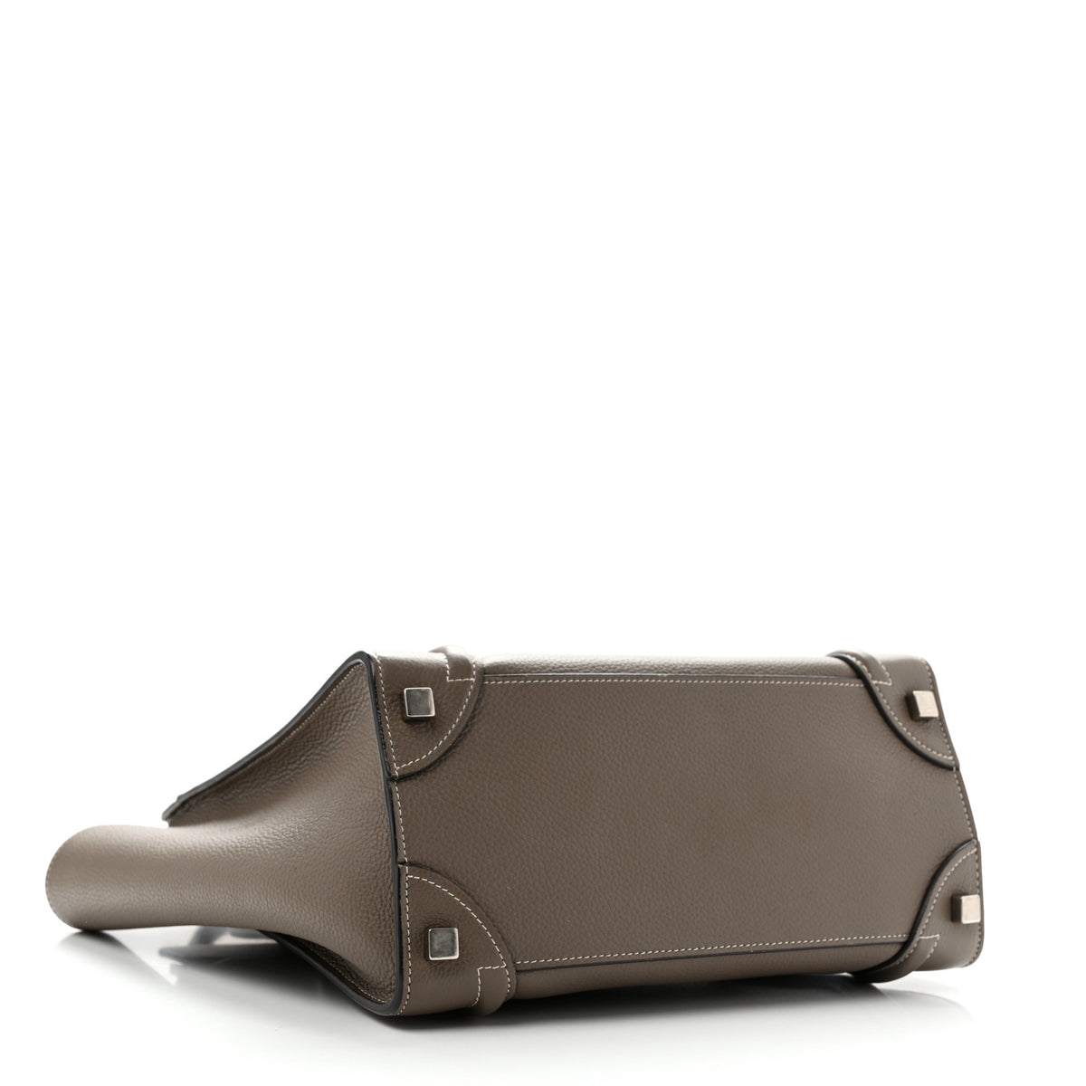 Drummed Calfskin Micro Luggage Souris