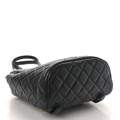Chanel Lambskin Quilted Mini Urban Spirit Backpack Black 4 of 10