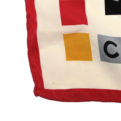 Chanel Silk CC Love Letters Square Scarf Multicolor 4 of 5