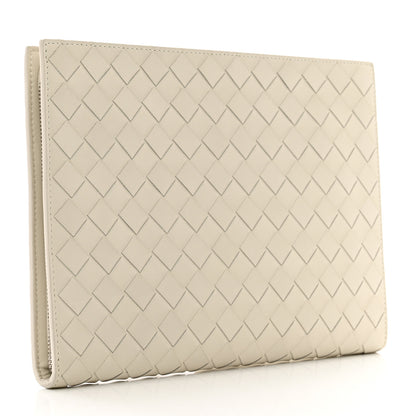 Bottega Veneta Calfskin Intrecciato Small Document Case Plaster 3 of 7
