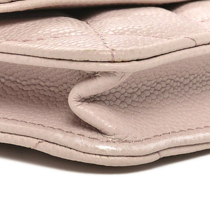 Chanel Caviar Quilted Miss Coco Clutch With Chain Light Purple 10 of 11