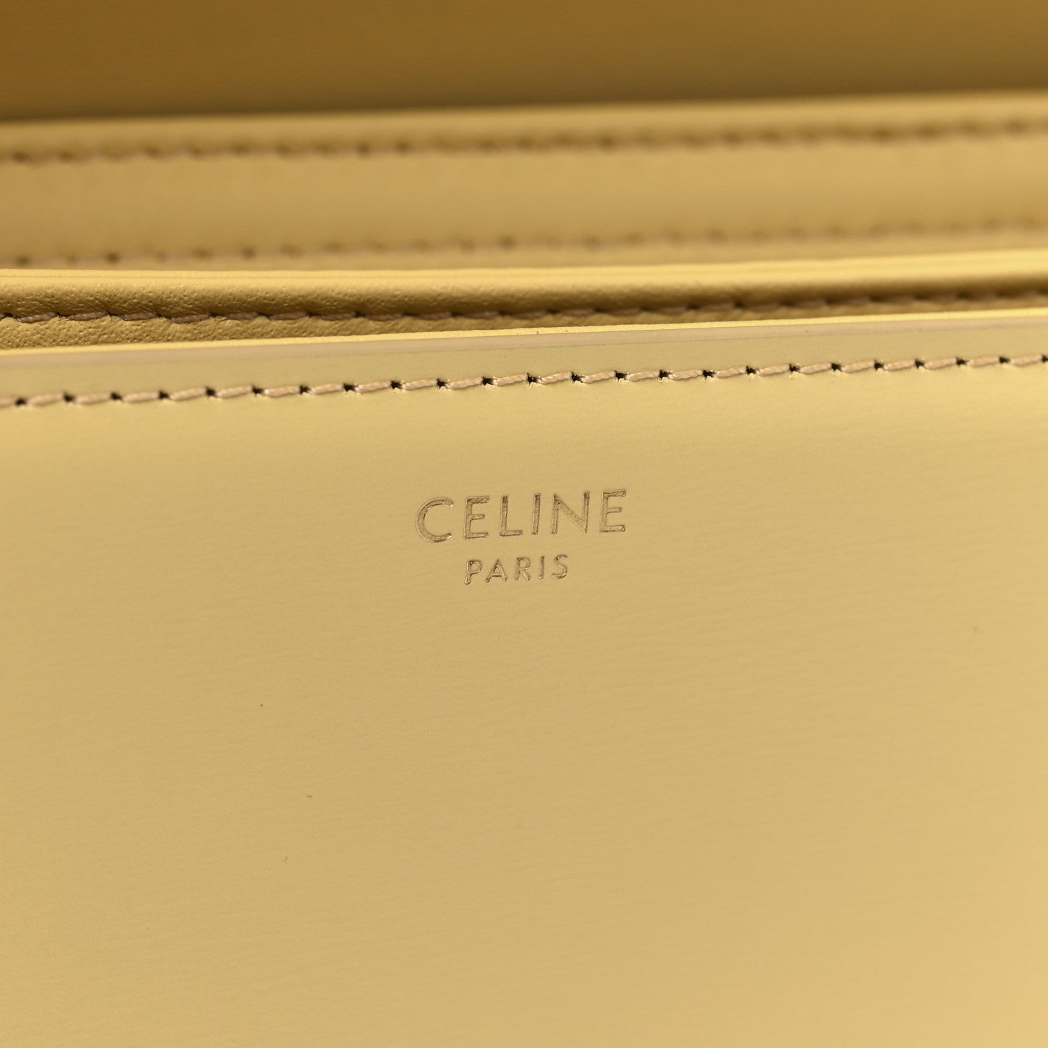 Celine Shiny Calfskin Medium Triomphe Pollen 6 of 11