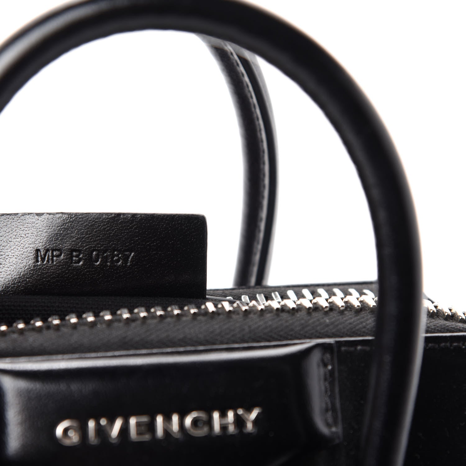 Givenchy Shiny Lord Calfskin Mini Antigona Black 9 of 10