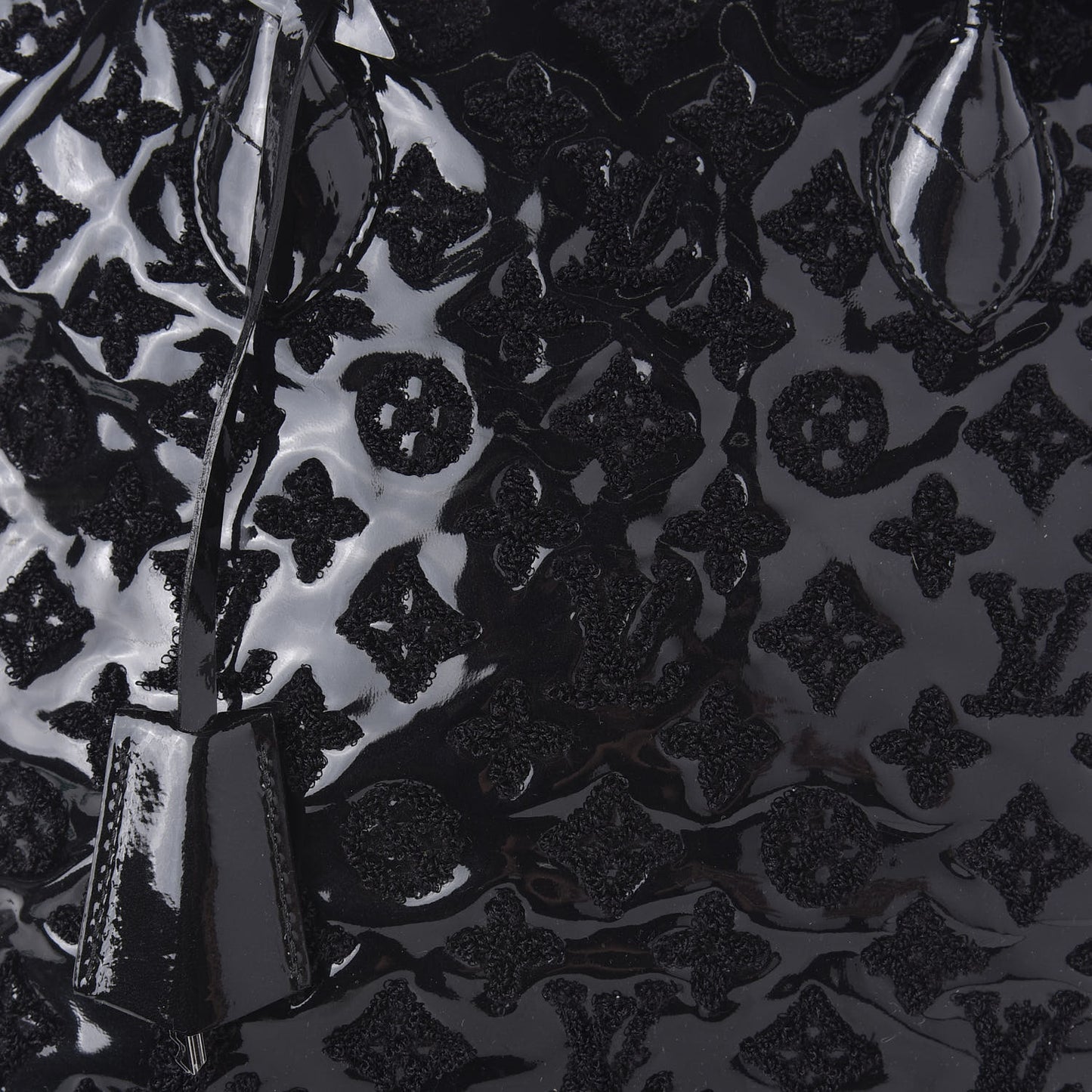 Patent Lambskin Fascination Lockit Vert Fonce