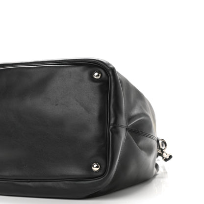 Prada Soft Calfskin Bucket Bag Black 8 of 8