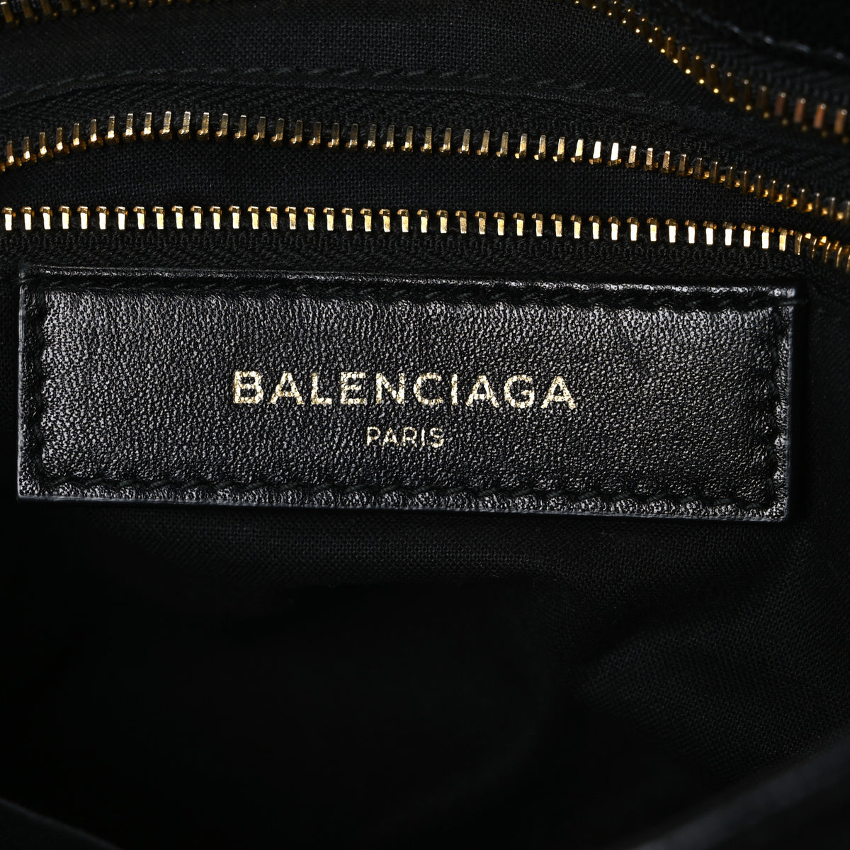Balenciaga Chevre Gold Metallic Edge Hardware S City Black 7 of 11