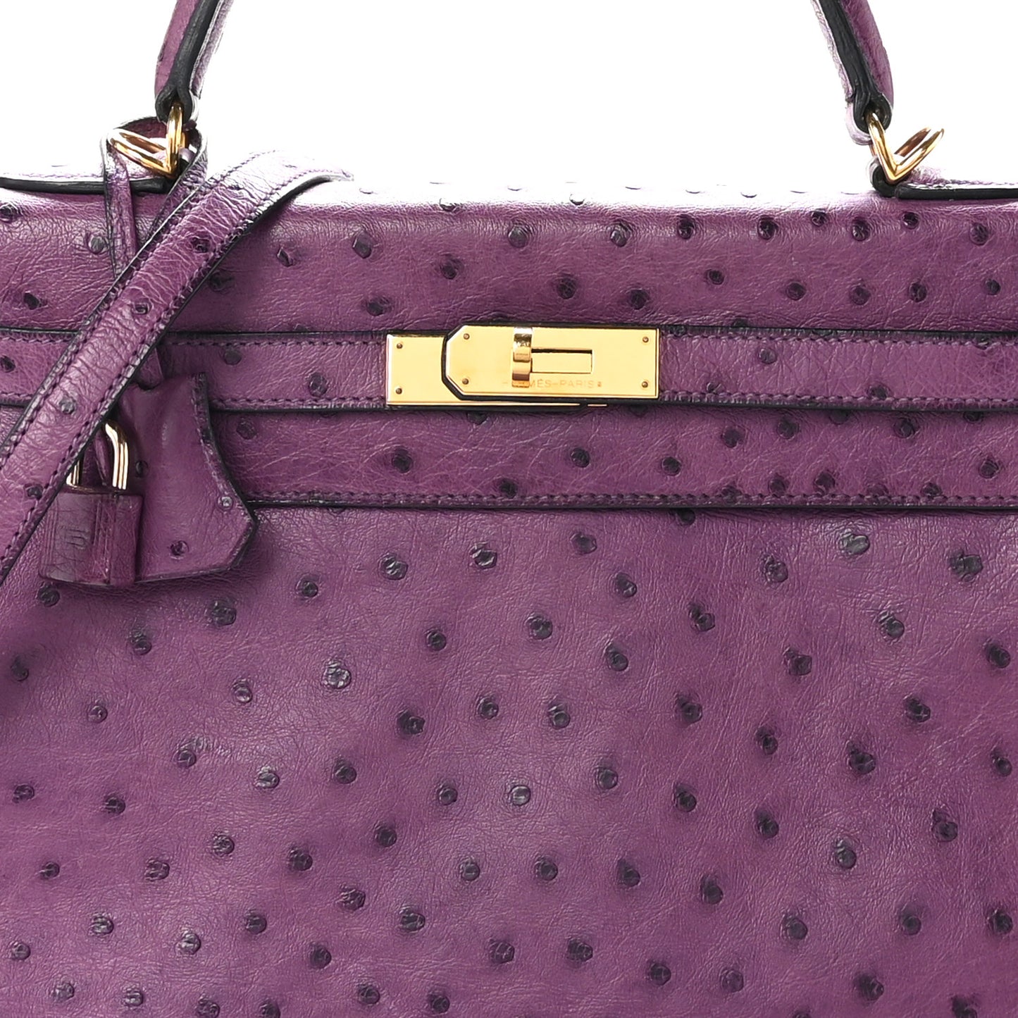 Ostrich Kelly Retourne 32 Violine