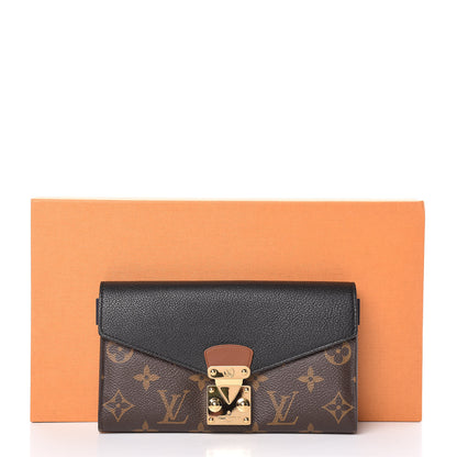 Louis Vuitton Monogram Pallas Wallet Black 11 of 11