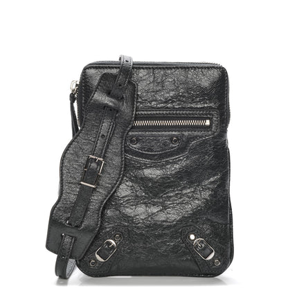 Balenciaga Agneau Classic Hardware Phone Holder Bag Gris Fossile 1 of 7