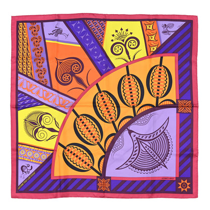 Hermes Silk Geometrie Cretoise Scarf 90 1 of 5
