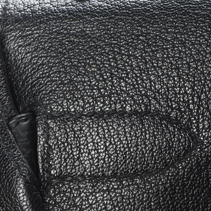 Hermes Taurillon Clemence Jypsiere 37 Black 14 of 31