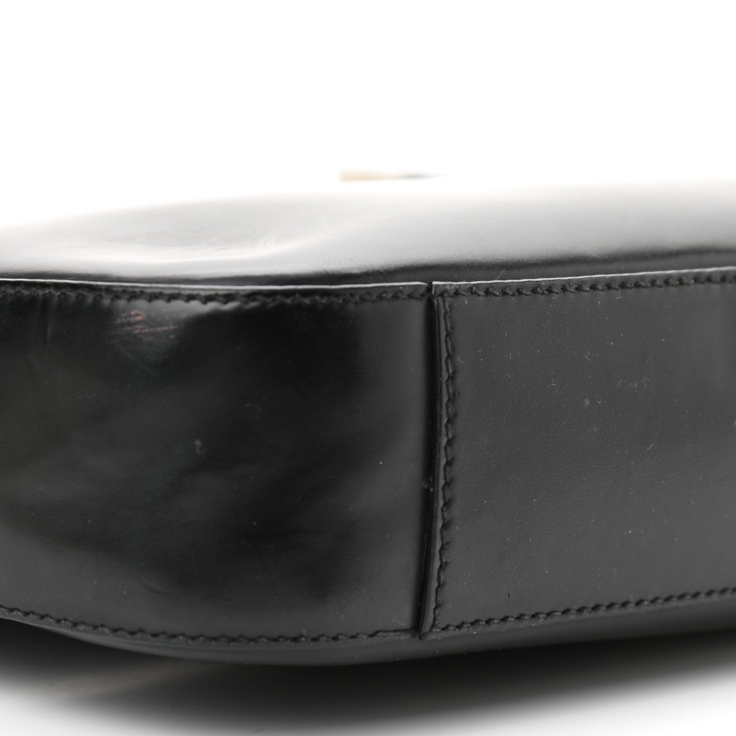 Gucci Calfskin Interlocking G Shoulder Bag Black 9 of 12