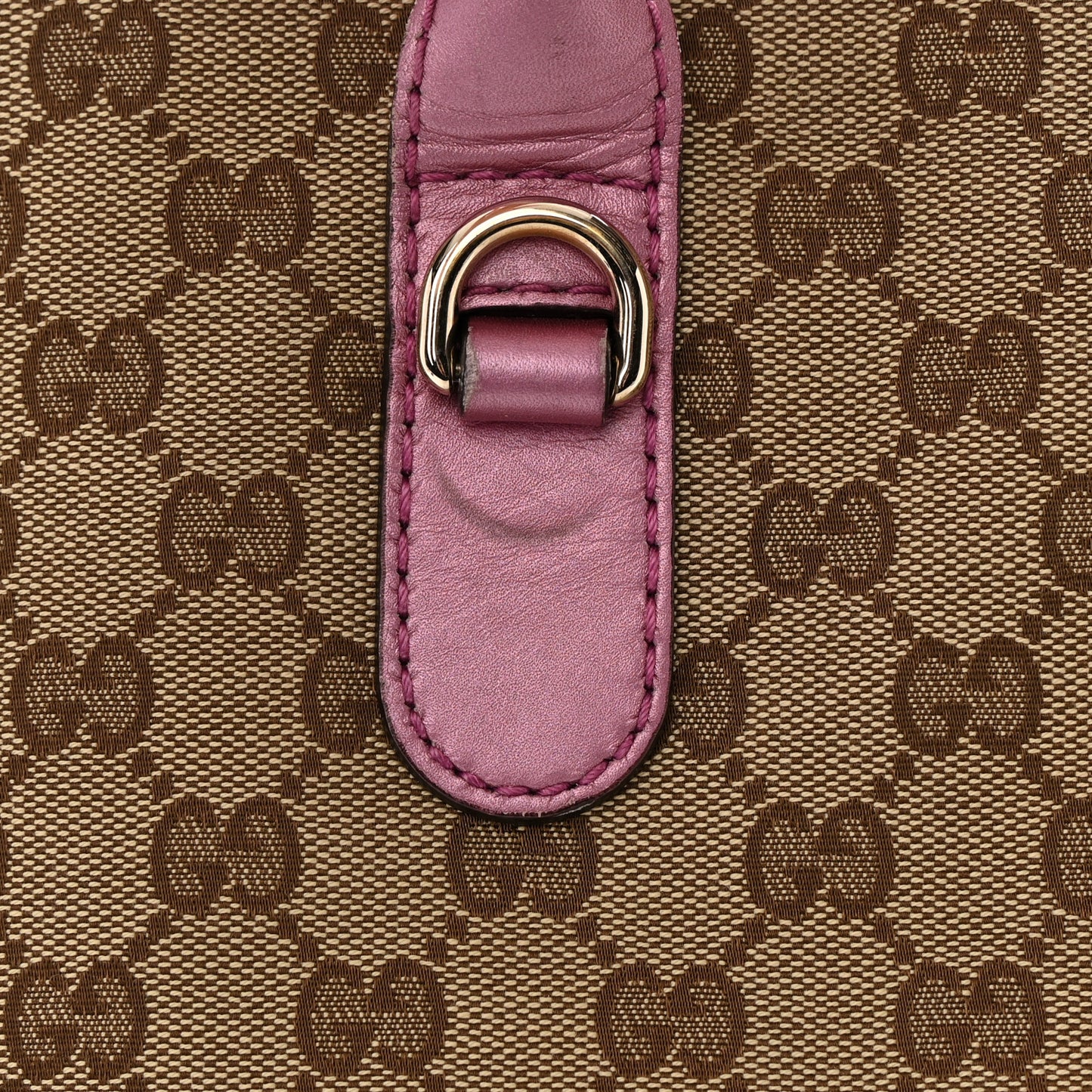 Monogram Large Heart Bit Charm Top Handle Tote Pink