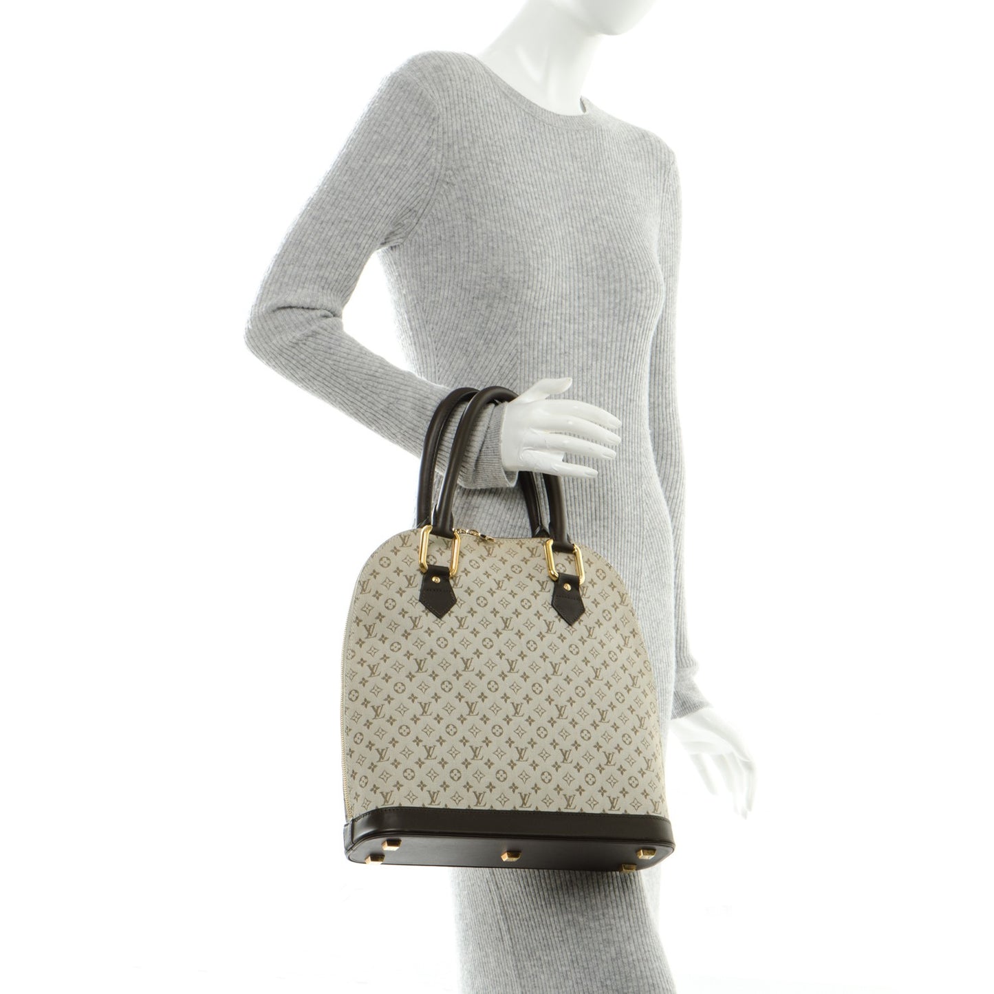 Mini Monogram Alma Haut Tote Olive