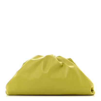 Bottega Veneta Smooth Butter Calf The Pouch Oversized Clutch Kiwi 1 of 10