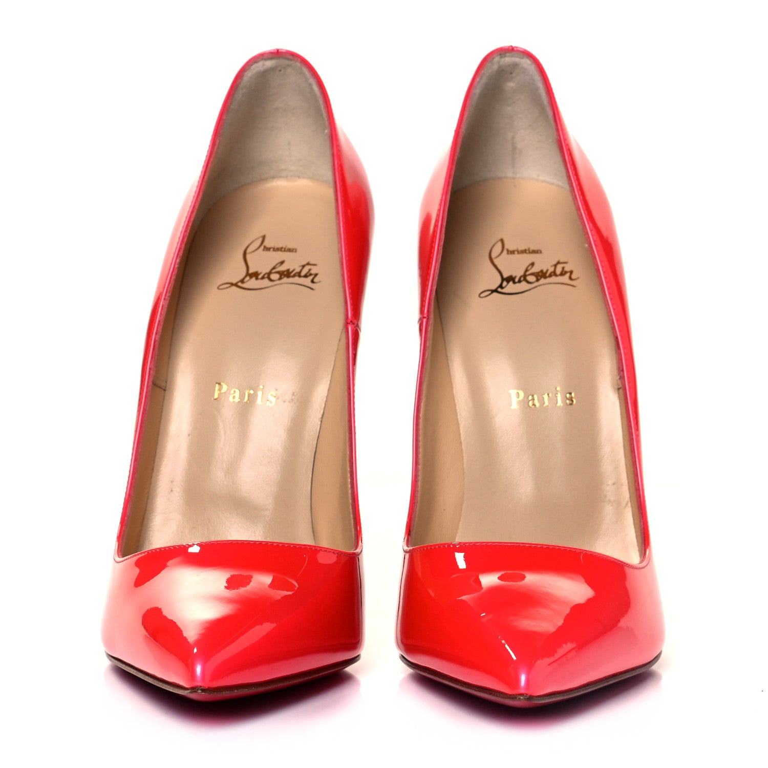 Christian Louboutin Metallic Patent So Kate 120 Pumps 40 Florida 2 of 8