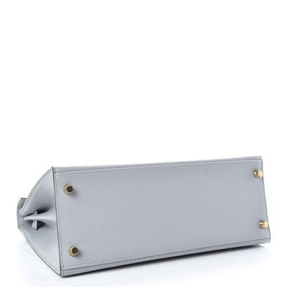 Hermes Epsom Kelly Sellier 28 Bleu Glacier 5 of 34