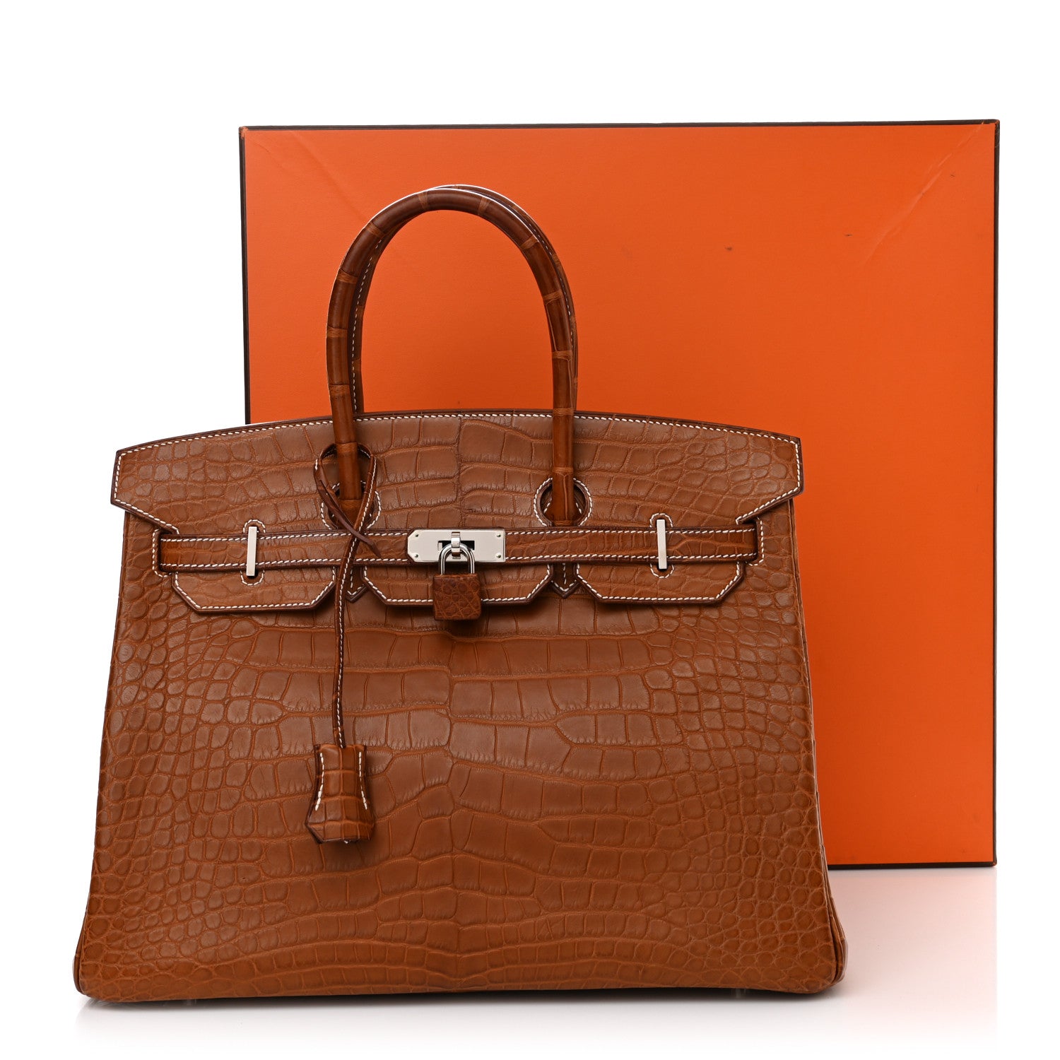 Hermes Matte Alligator Birkin 35 Fauve 11 of 11