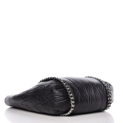 Stella McCartney Shaggy Deer Shearling Chain Falabella Tote Black 4 of 17