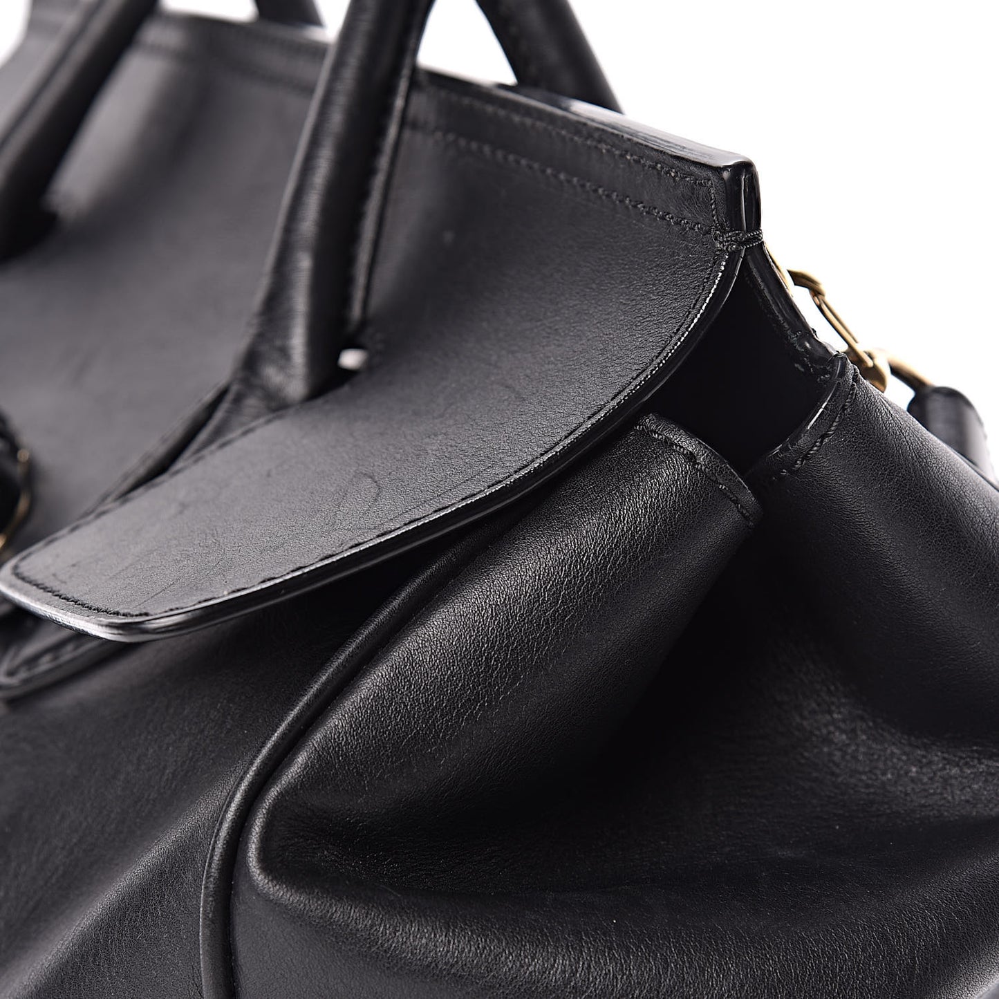 Calfskin Large Palazzo Empire Bag Black
