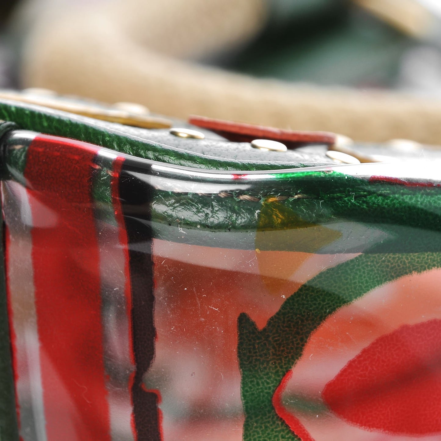 Plexiglass Printed Shopping Tote Larice
