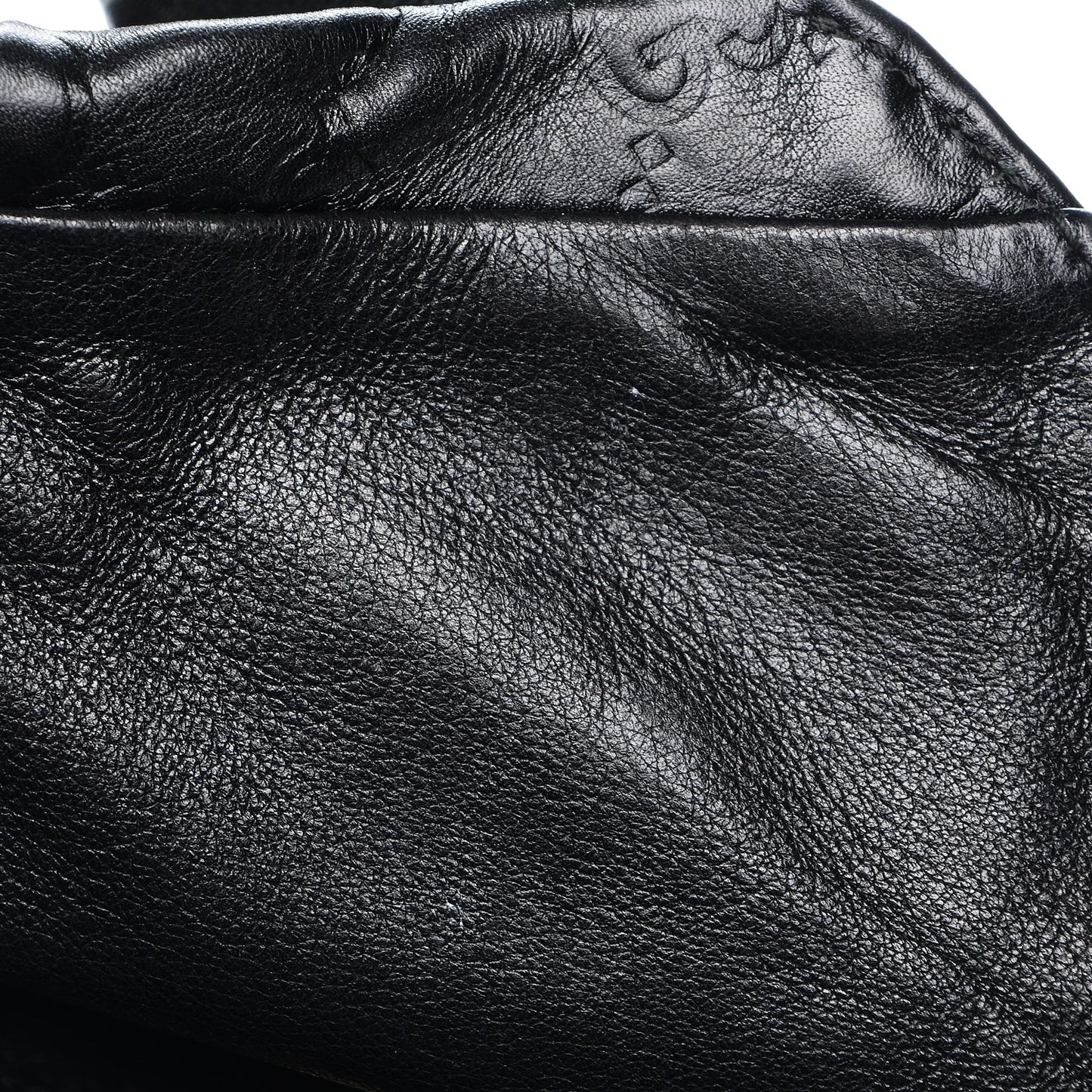 Guccissima Medium Hysteria Top Handle Bag Black