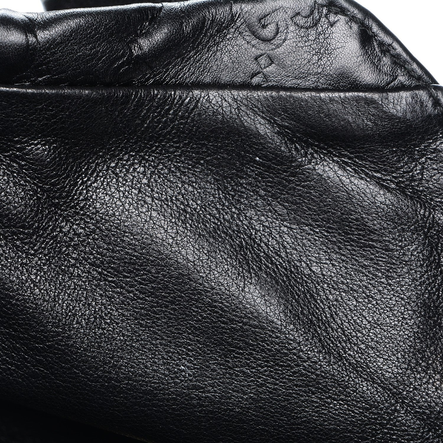 Gucci Guccissima Medium Hysteria Top Handle Bag Black 9 of 10