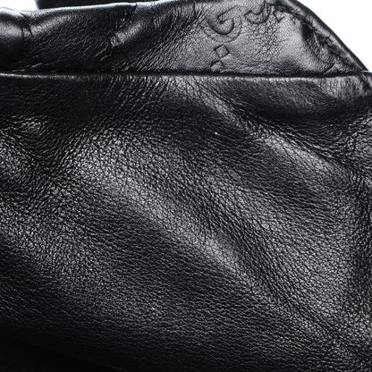 Gucci Guccissima Medium Hysteria Top Handle Bag Black 9 of 10