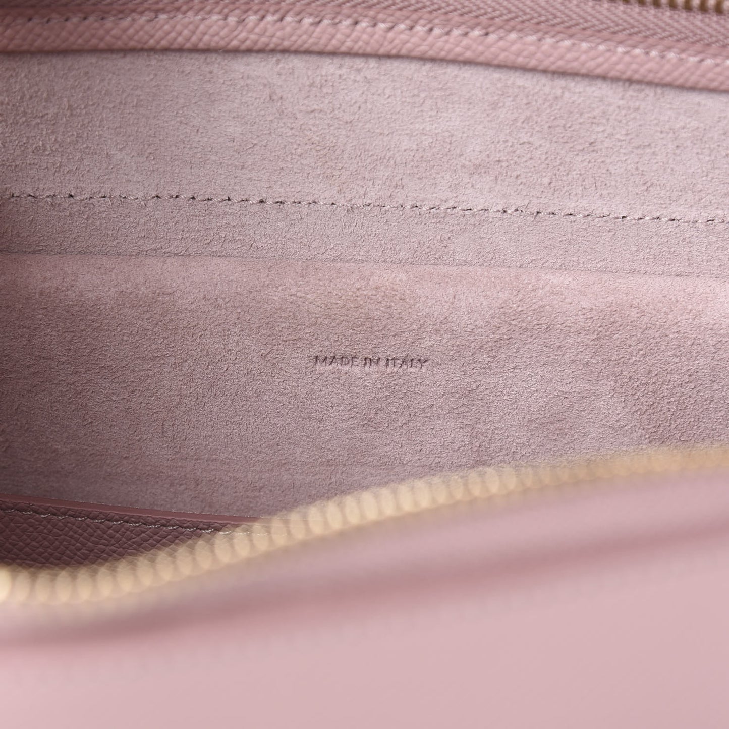 Grained Calfskin Micro Belt Bag Vintage Pink